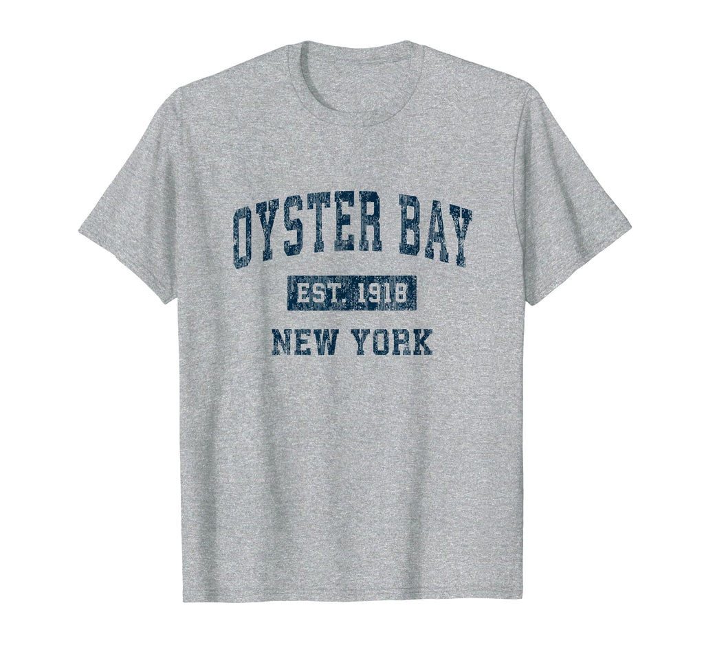 Oyster Bay New York Ny Sports Navy T-Shirt - Unique Graphic Men Women - T-Shirt, Sweatshirt, Hoodie