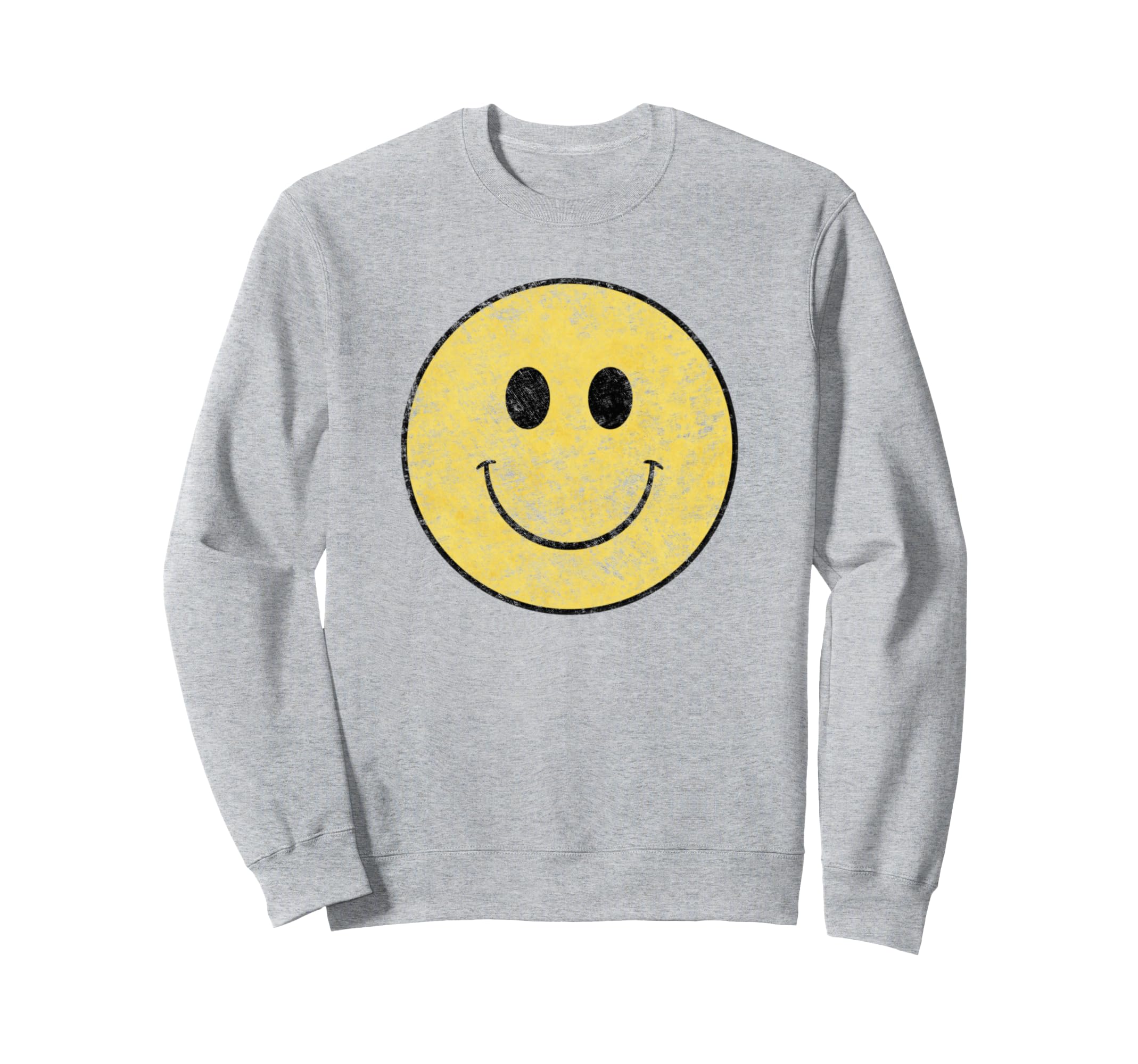 Smile Happy Face 70S Vibe Sweatshirt - Graphic Print Unisex - T-Shirt, Sweatshirt, Hoodie