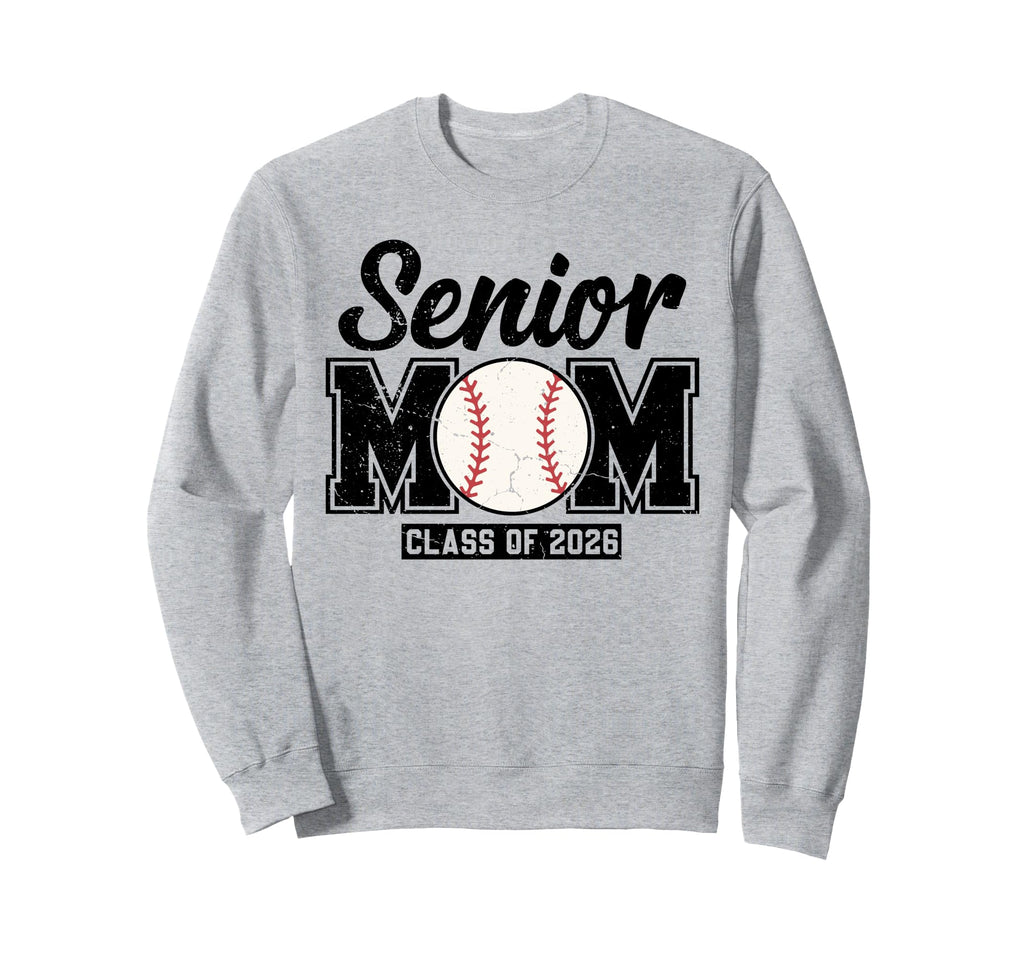 Senior Mom Class 2026 Proud Sweatshirt - Custom Art Print for Adults - T-Shirt, Sweatshirt, Hoodie
