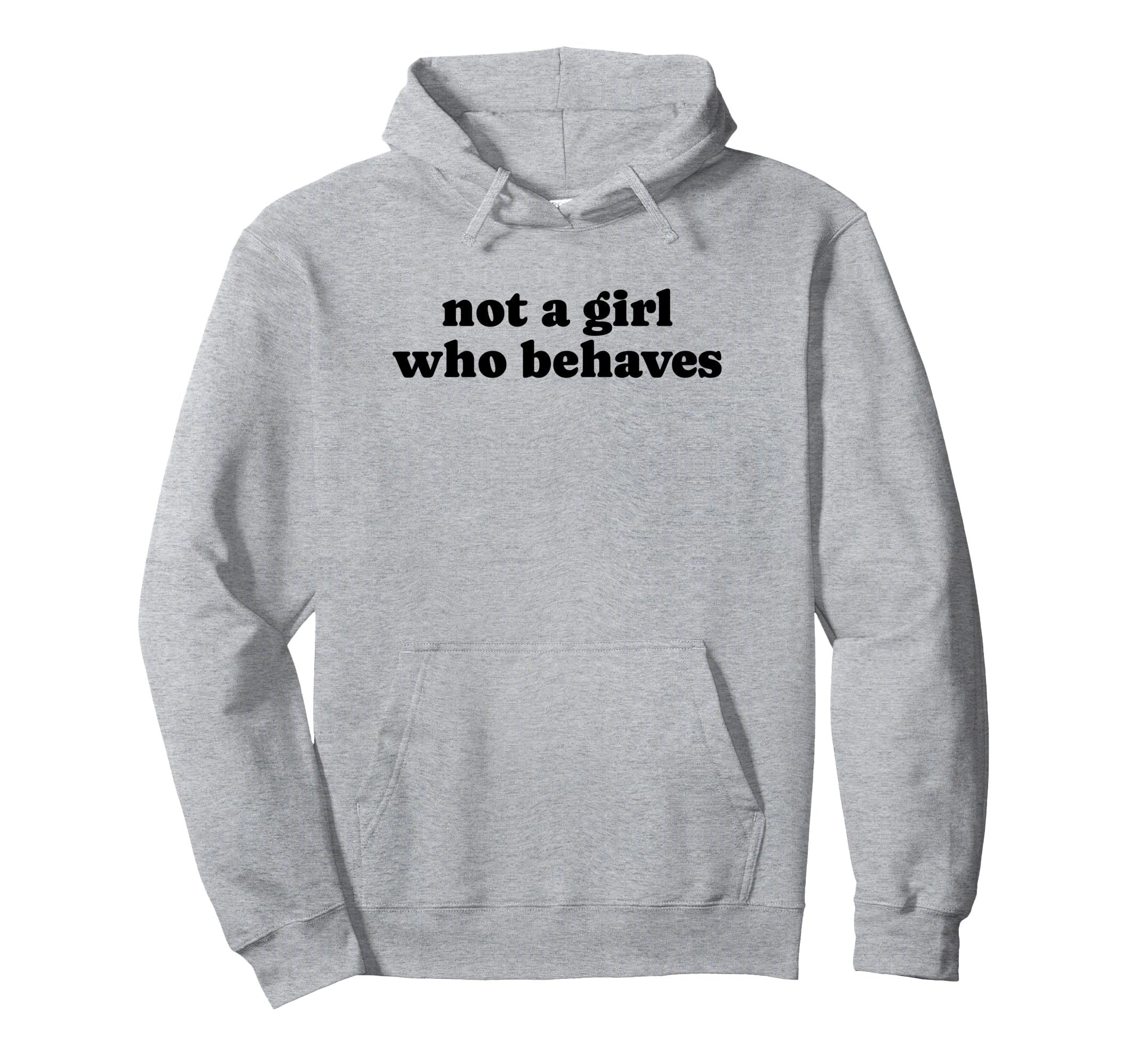 Not Who Behaves Y2K Aesthetic Hoodie - Minimalist Print for Adults - T-Shirt, Sweatshirt, Hoodie