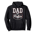 Dad Ballers Funny Baseball Funny Dad Hoodie - Fun Novelty Design Men Women - T-Shirt, Sweatshirt, Hoodie