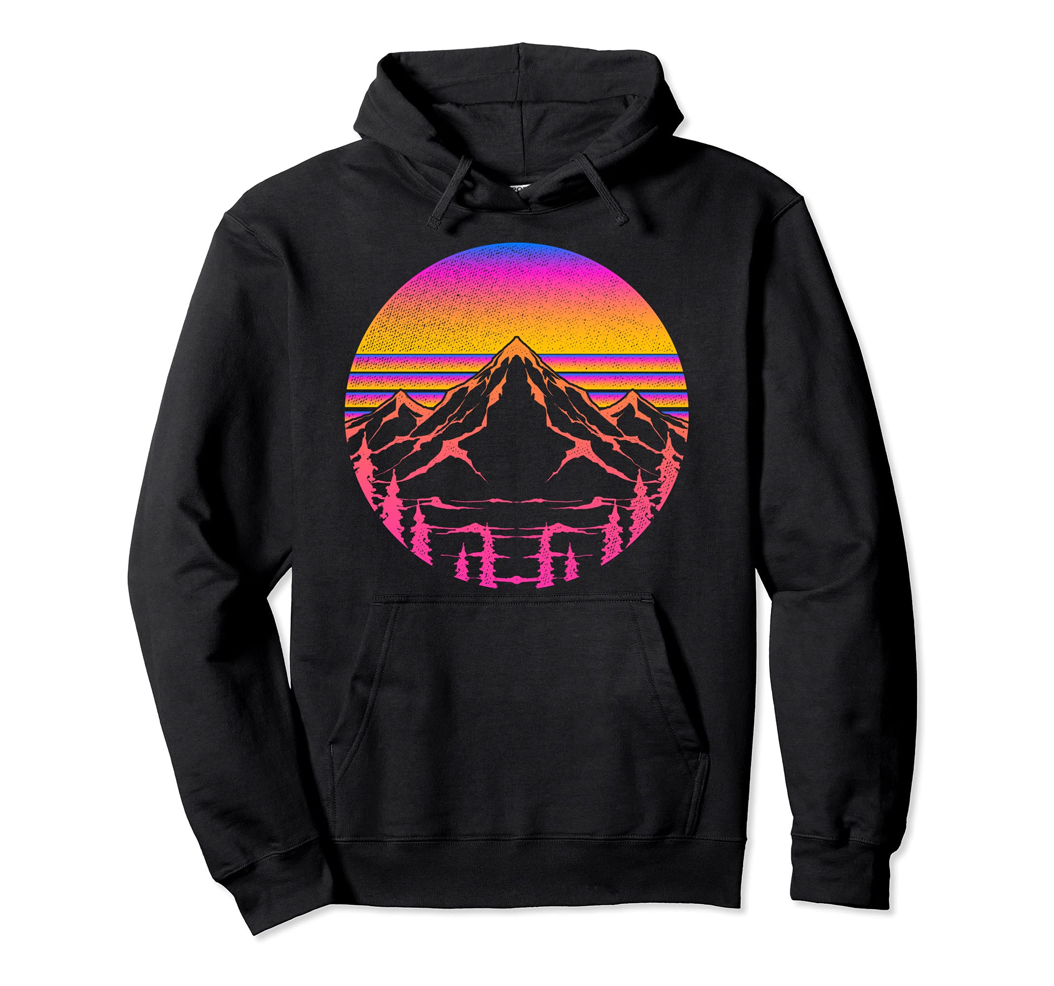 90S Art 80S Aesthetic Outdoor Mountain Hoodie - Minimalist Print Unisex - T-Shirt, Sweatshirt, Hoodie