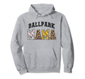 Ballpark Mama Baller Mom Mothers Day Hoodie - Custom Art Print for Adults - T-Shirt, Sweatshirt, Hoodie