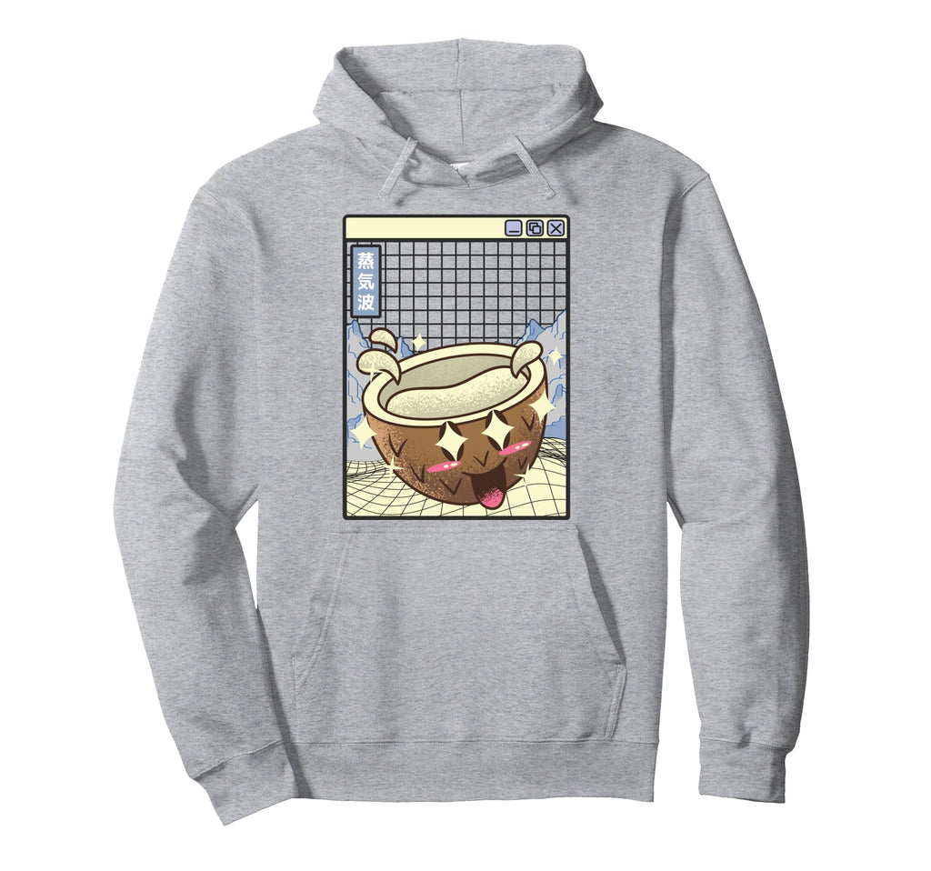 Happy Coconut Digital Japan 80S Otaku Hoodie - Novelty Apparel Unisex - T-Shirt, Sweatshirt, Hoodie