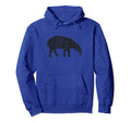 Tapir Distressed Tapir Hoodie - Casual Everyday Wear Men Women - T-Shirt, Sweatshirt, Hoodie