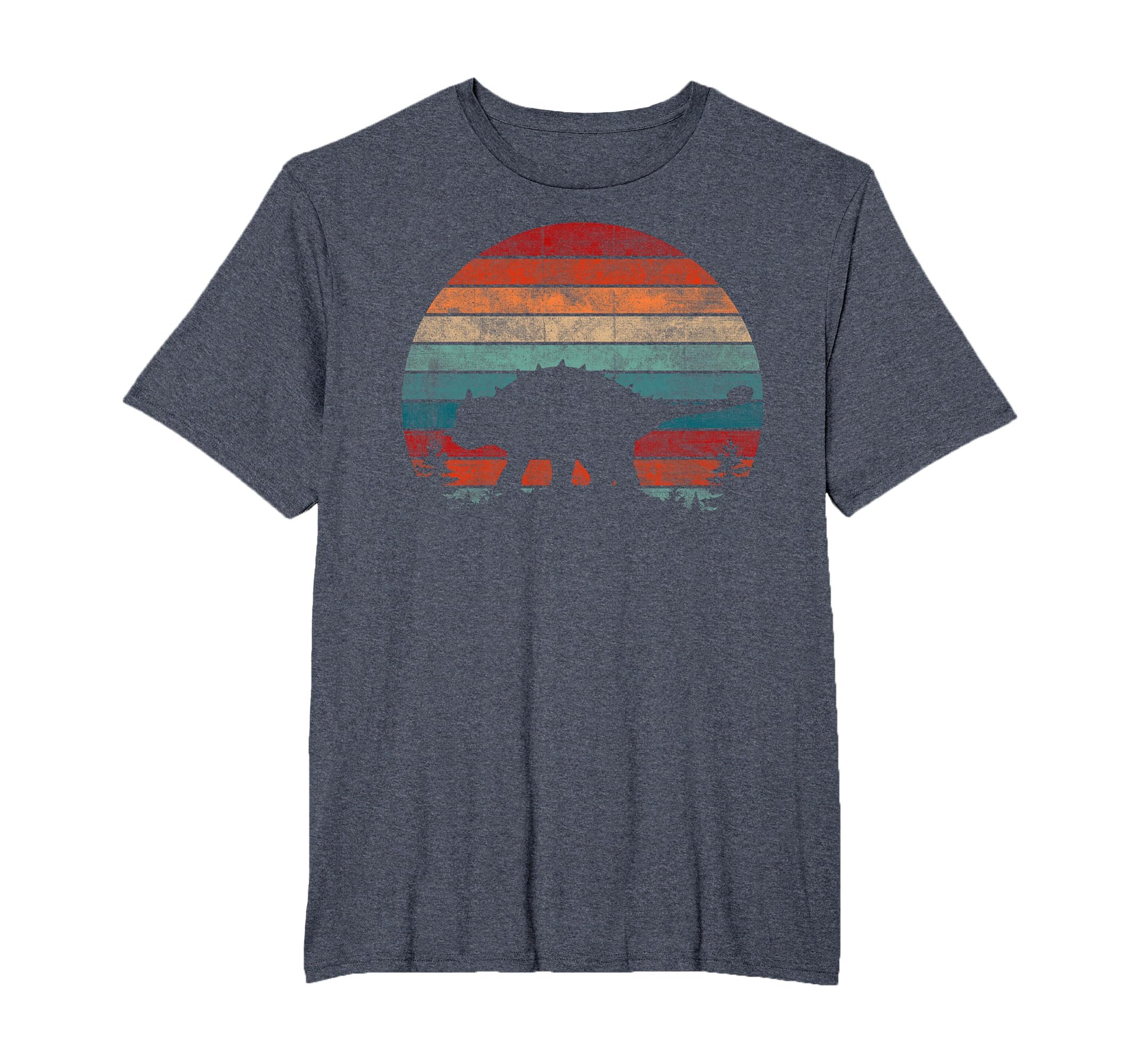 Sunset Jurassic Ankylosaurus T-Shirt - Fun Novelty Design Men Women - T-Shirt, Sweatshirt, Hoodie