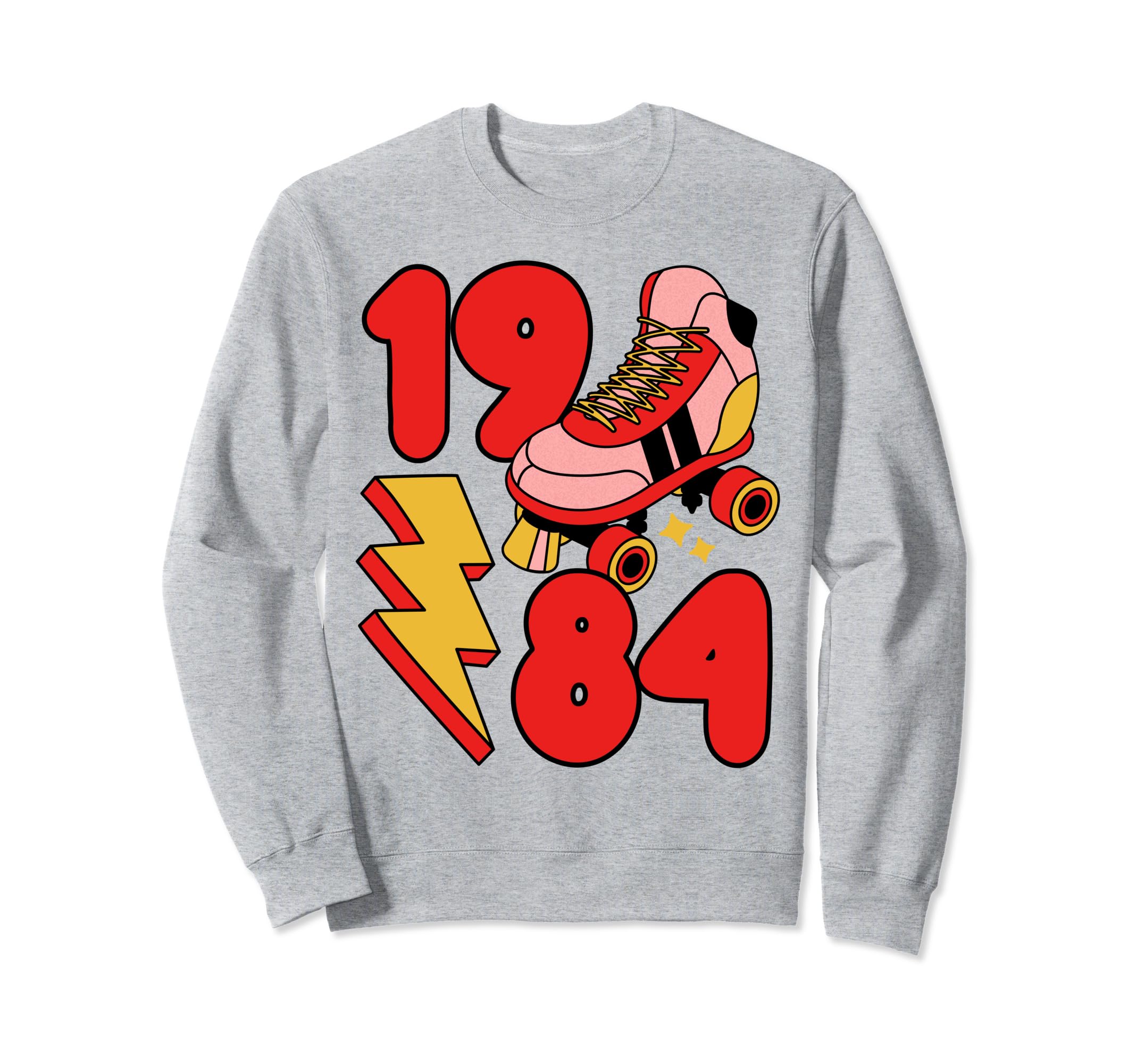 1984 Roller Skate 80S Nostalgia Sweatshirt - Aesthetic Graphic Unisex - T-Shirt, Sweatshirt, Hoodie