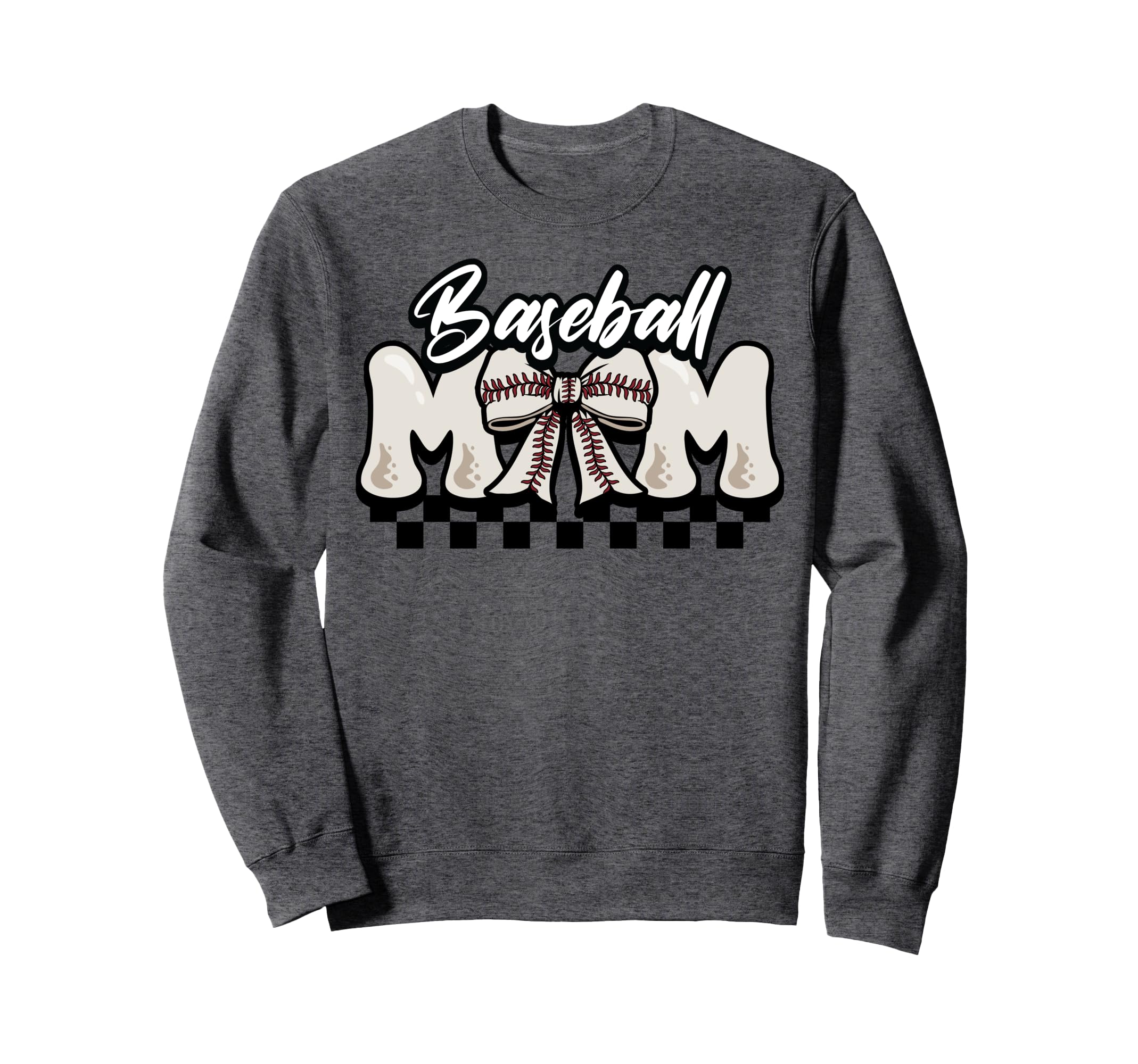 Baseball Mom Mothers Day Coquette Sweatshirt - Unique Graphic Men Women - T-Shirt, Sweatshirt, Hoodie