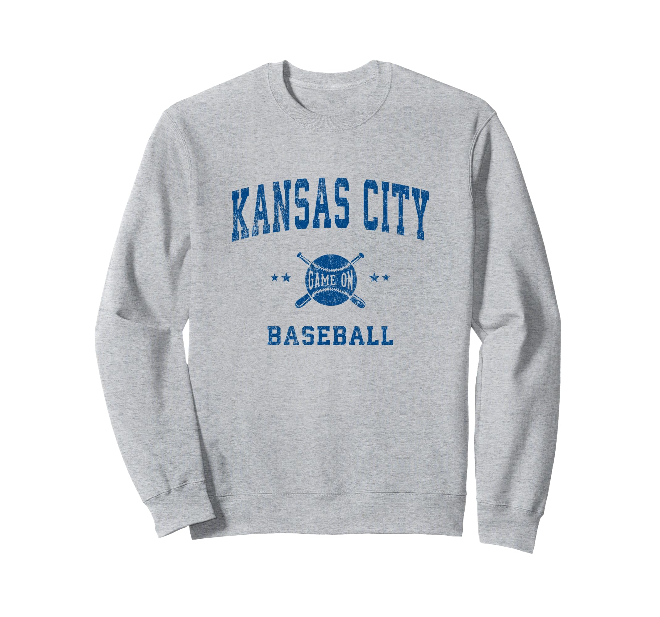 Kansas City Kc Baseball Throwback Sweatshirt - Custom Art Print for Adults - T-Shirt, Sweatshirt, Hoodie
