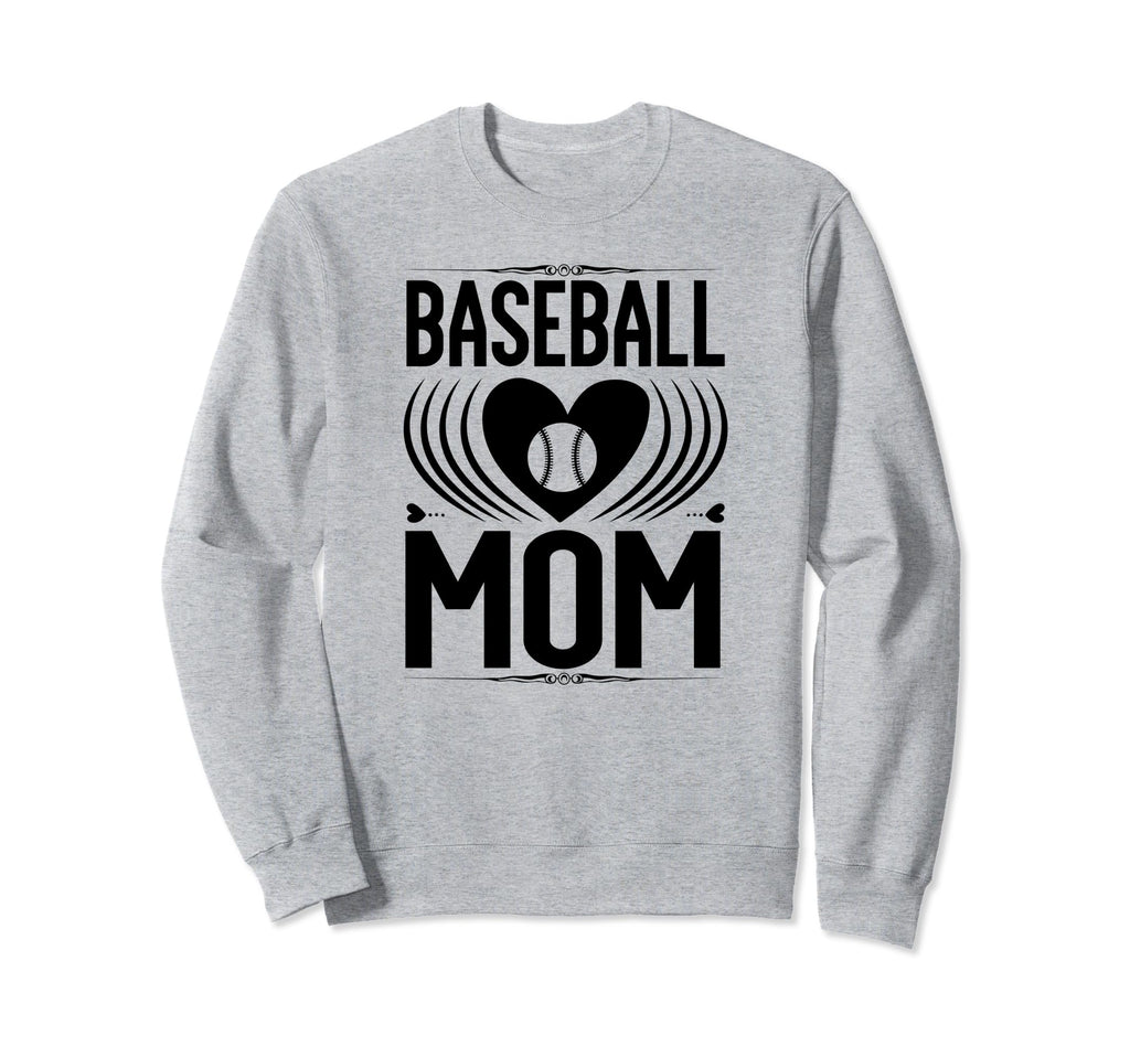 Baseball Mom Funny Baseball Sweatshirt - Fun Novelty Design for Adults - T-Shirt, Sweatshirt, Hoodie