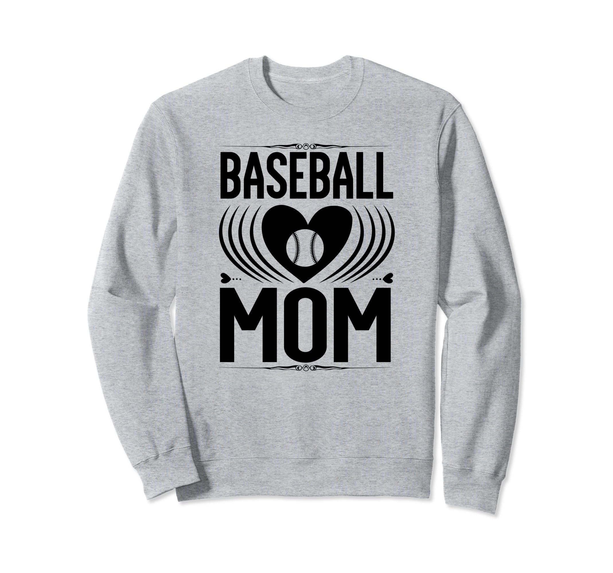 Baseball Mom Funny Baseball Sweatshirt - Fun Novelty Design for Adults - T-Shirt, Sweatshirt, Hoodie