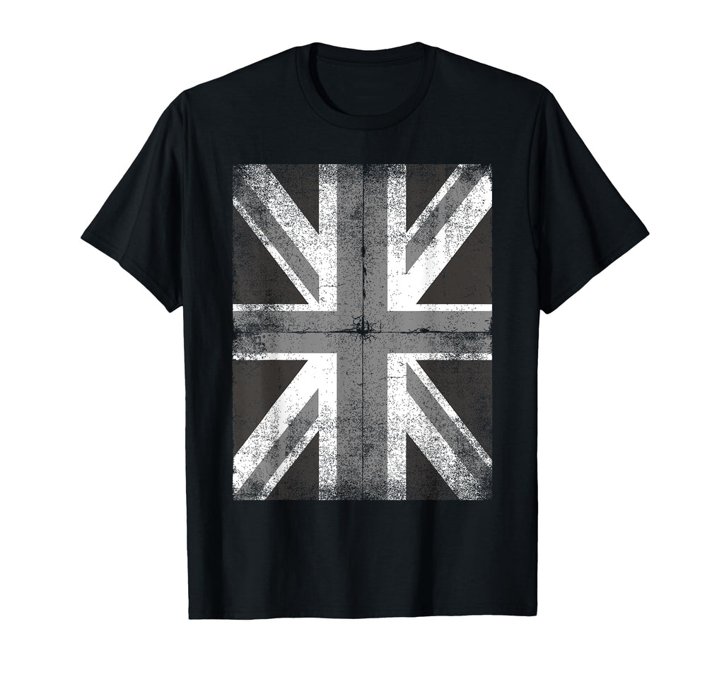 British Flag Grunge Uk T-Shirt - Minimalist Print Unisex - T-Shirt, Sweatshirt, Hoodie