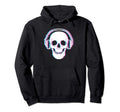 Vaporwave Skull Glitch Art Aesthetic Hoodie - Casual Everyday Wear Unisex - T-Shirt, Sweatshirt, Hoodie