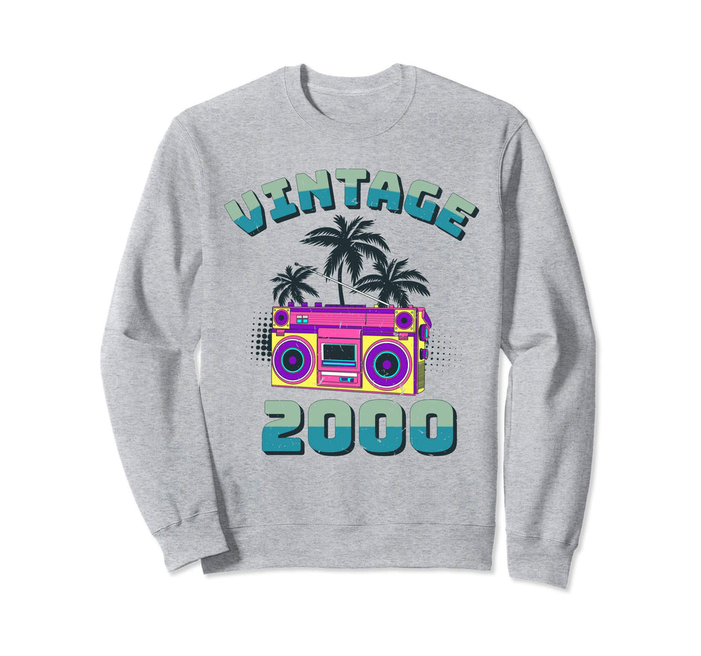 Gift 20 Year Old Cassette Tape 2000 Sweatshirt - Trendy Graphic for Adults - T-Shirt, Sweatshirt, Hoodie