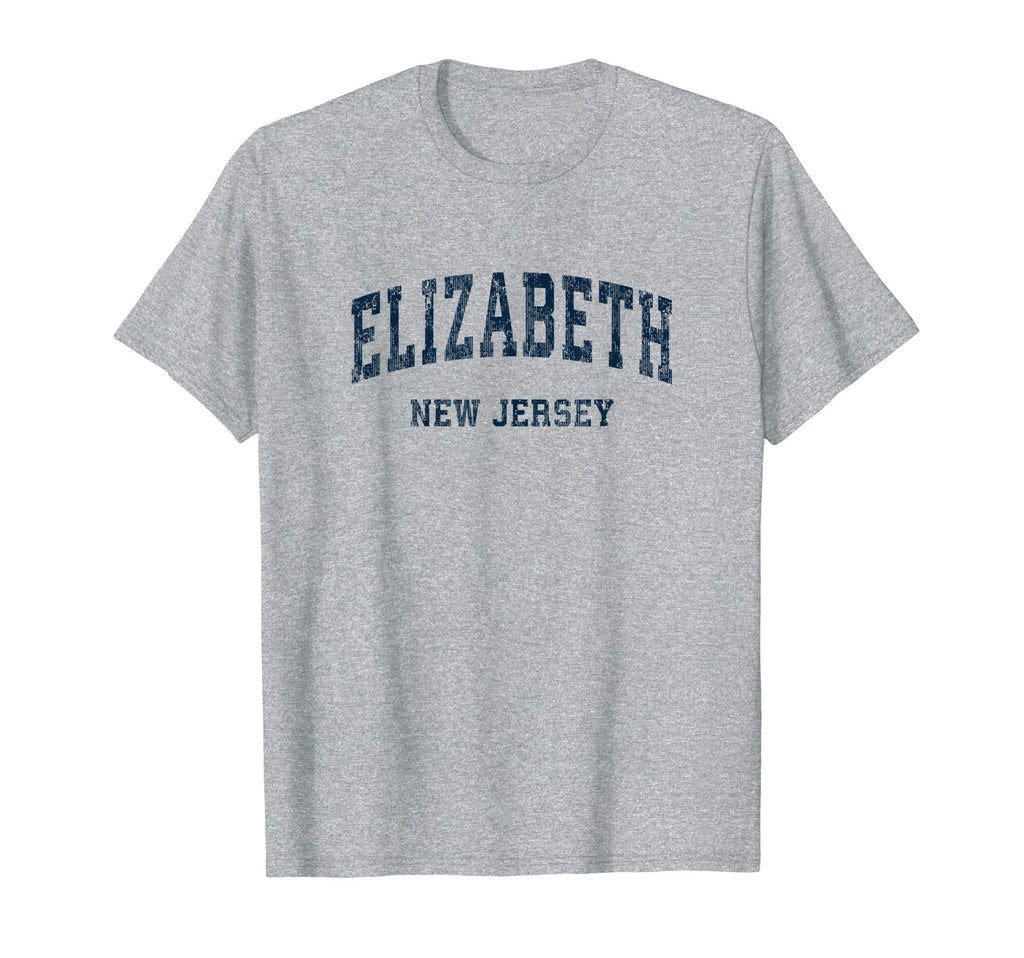 Elizabeth New Jersey Nj Varsity T-Shirt - Custom Art Print Men Women - T-Shirt, Sweatshirt, Hoodie