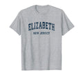 Elizabeth New Jersey Nj Varsity T-Shirt - Custom Art Print Men Women - T-Shirt, Sweatshirt, Hoodie
