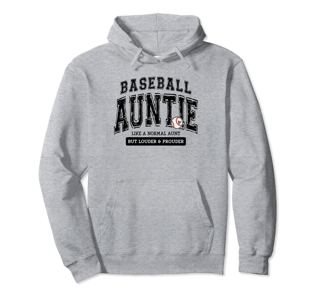 Baseball Auntie Matching Aunt Loud Proud Hoodie - Aesthetic Graphic Unisex - T-Shirt, Sweatshirt, Hoodie
