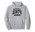 Baseball Auntie Matching Aunt Loud Proud Hoodie - Aesthetic Graphic Unisex - T-Shirt, Sweatshirt, Hoodie
