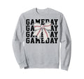 Baseball Lover Coquette Bow Game Sweatshirt - Unique Graphic for Adults - T-Shirt, Sweatshirt, Hoodie