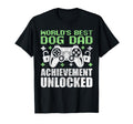 Gamer Dog Dad Best Dog Dad Ever T-Shirt - Custom Art Print Unisex - T-Shirt, Sweatshirt, Hoodie