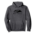 West Virginia Wv Mountains 1 Hoodie - Novelty Apparel for Adults - T-Shirt, Sweatshirt, Hoodie