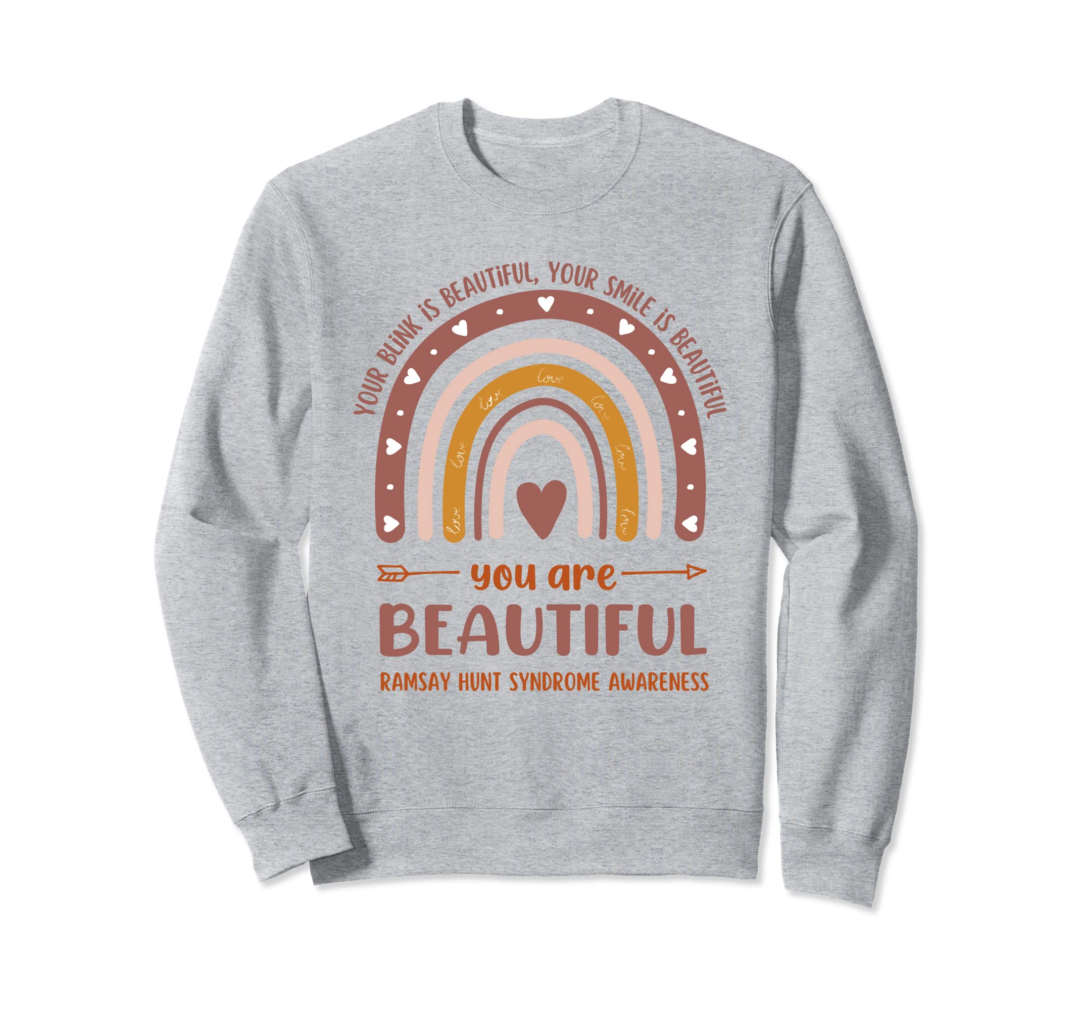 Ramsay Hunt Syndrome Awareness Boho Sweatshirt - Graphic Print Unisex - T-Shirt, Sweatshirt, Hoodie