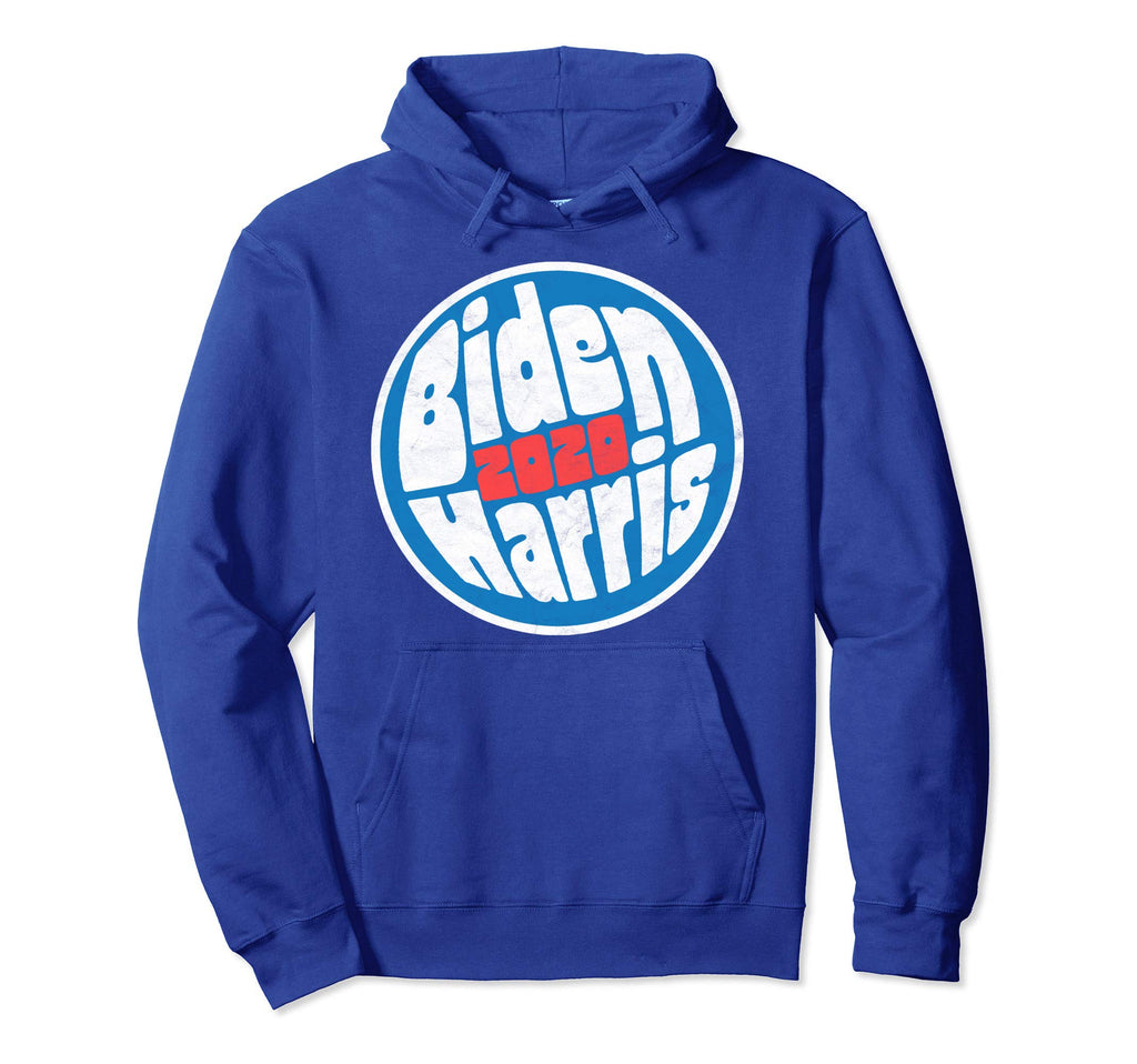 Biden Harris 2020 70S Distressed Hoodie - Aesthetic Graphic for Adults - T-Shirt, Sweatshirt, Hoodie