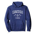 Clearwater Beach Fl Crossed Oars Boat Hoodie - Streetwear Style Men Women - T-Shirt, Sweatshirt, Hoodie