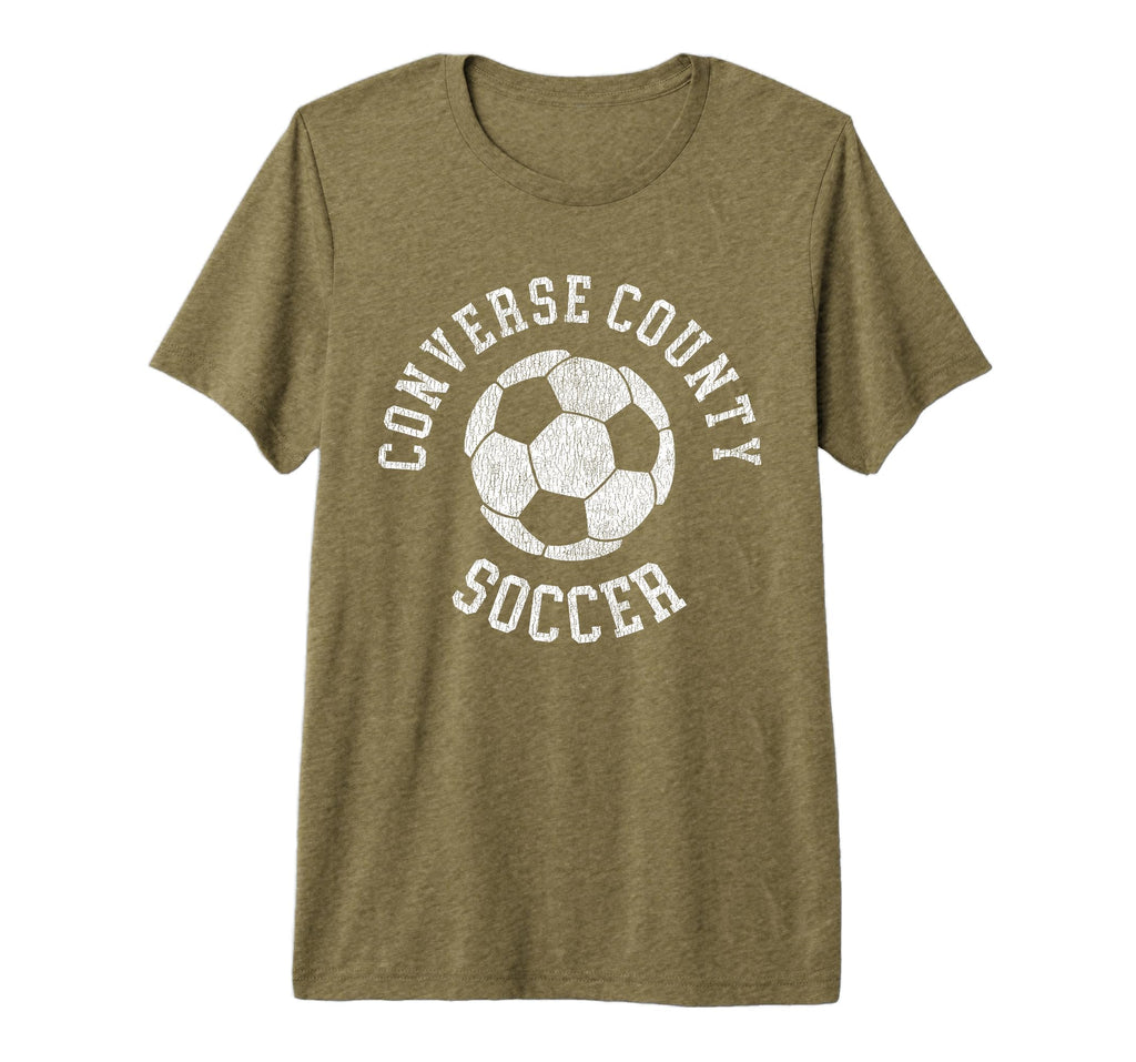 Converse County Soccer Distressed 90S T-Shirt - Graphic Print Men Women - T-Shirt, Sweatshirt, Hoodie