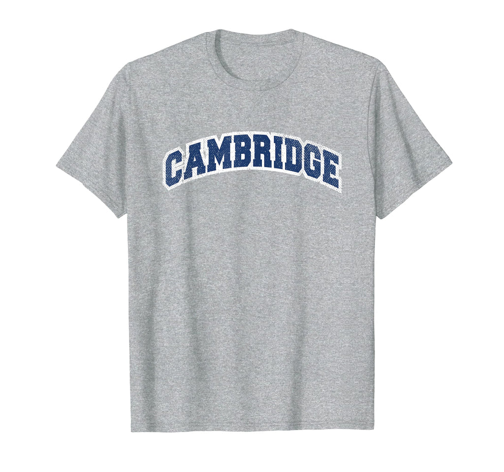 Cambridge Massachusetts Varsity T-Shirt - Novelty Apparel for Adults - T-Shirt, Sweatshirt, Hoodie