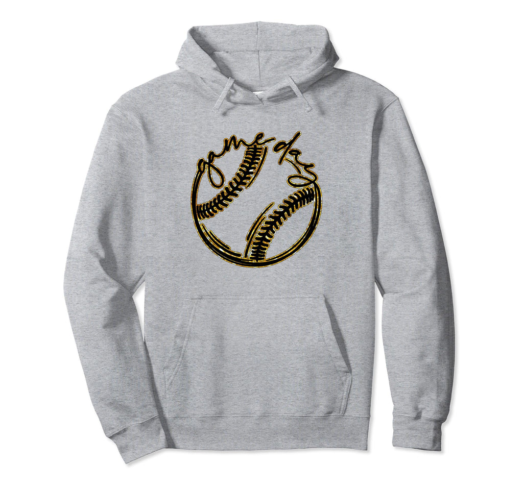 Game Day Baseball Hoodie - Casual Everyday Wear for Adults - T-Shirt, Sweatshirt, Hoodie