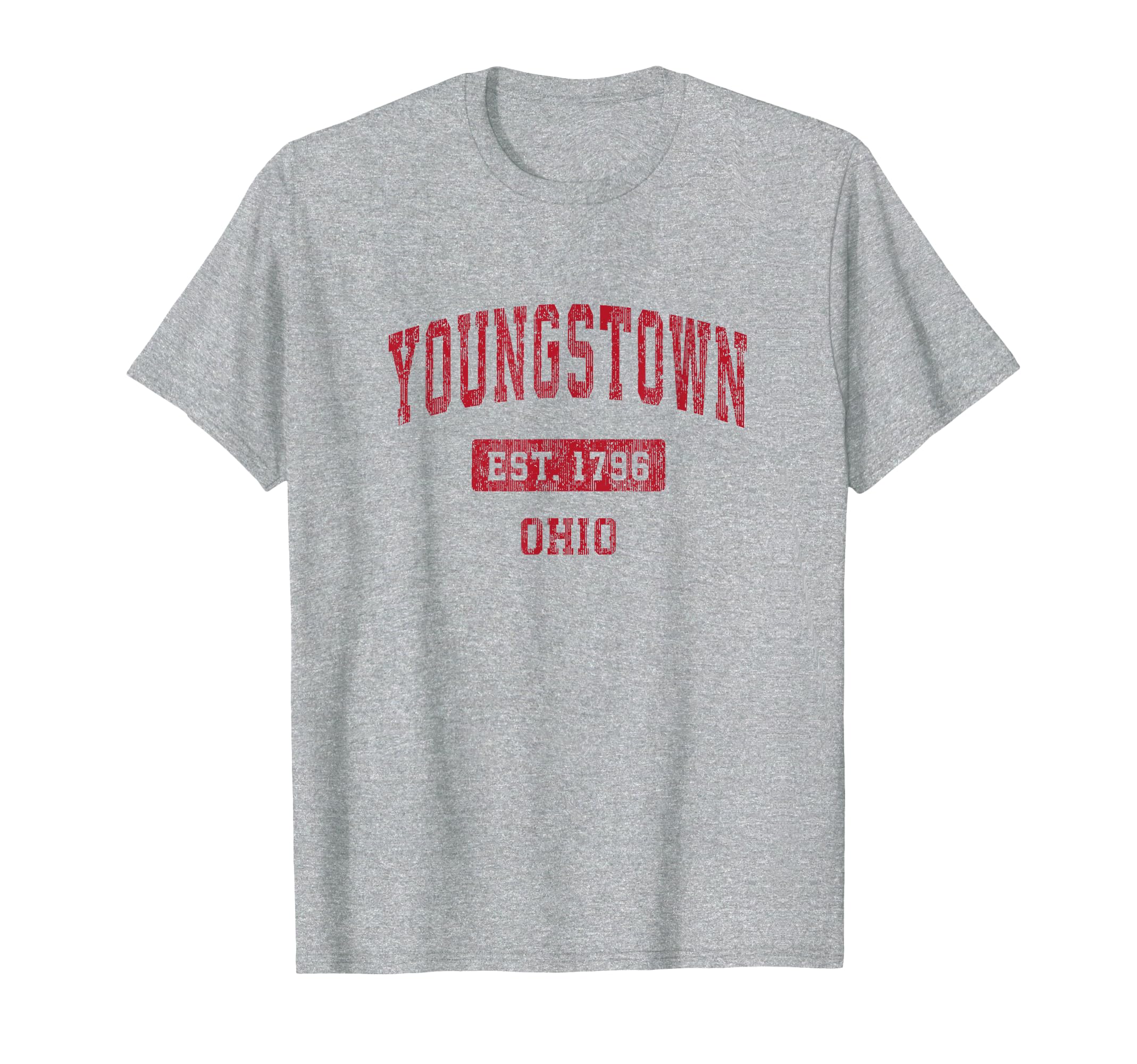 Youngstown Ohio Oh Sports Red T-Shirt - Aesthetic Graphic Unisex - T-Shirt, Sweatshirt, Hoodie