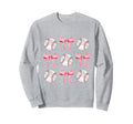 Baseballs Bows Ball Mom School Pride Sweatshirt - Streetwear Style Unisex - T-Shirt, Sweatshirt, Hoodie