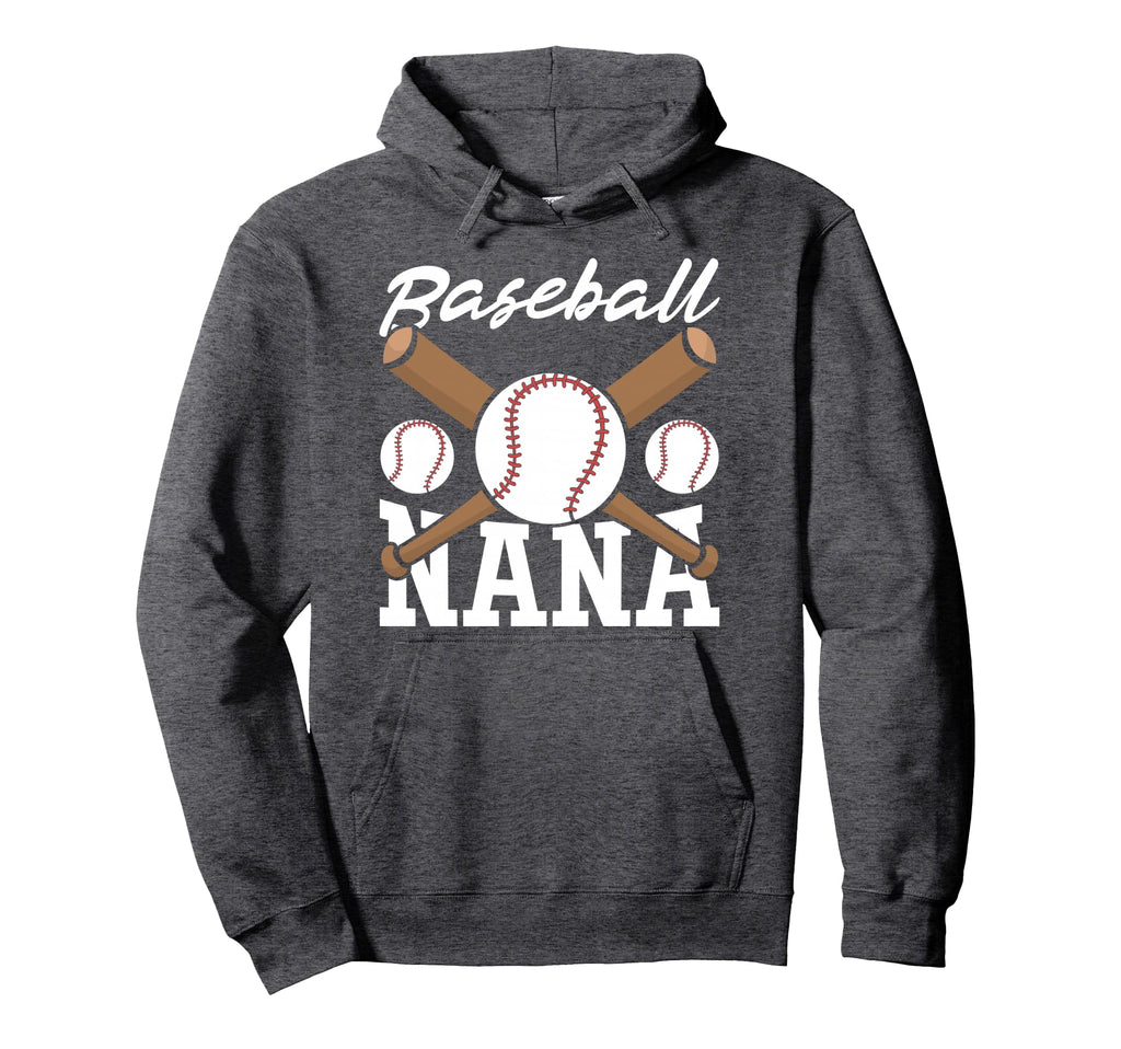 Baseball Nana Batter Sport Baseball Hoodie - Minimalist Print for Adults - T-Shirt, Sweatshirt, Hoodie