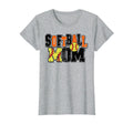 Softball Mom Orange Softball Season T-Shirt - Custom Art Print for Adults - T-Shirt, Sweatshirt, Hoodie