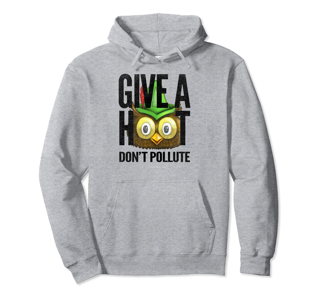 Woodsy Owl Give Hoot Dont Pollute Hoodie - Minimalist Print Men Women - T-Shirt, Sweatshirt, Hoodie