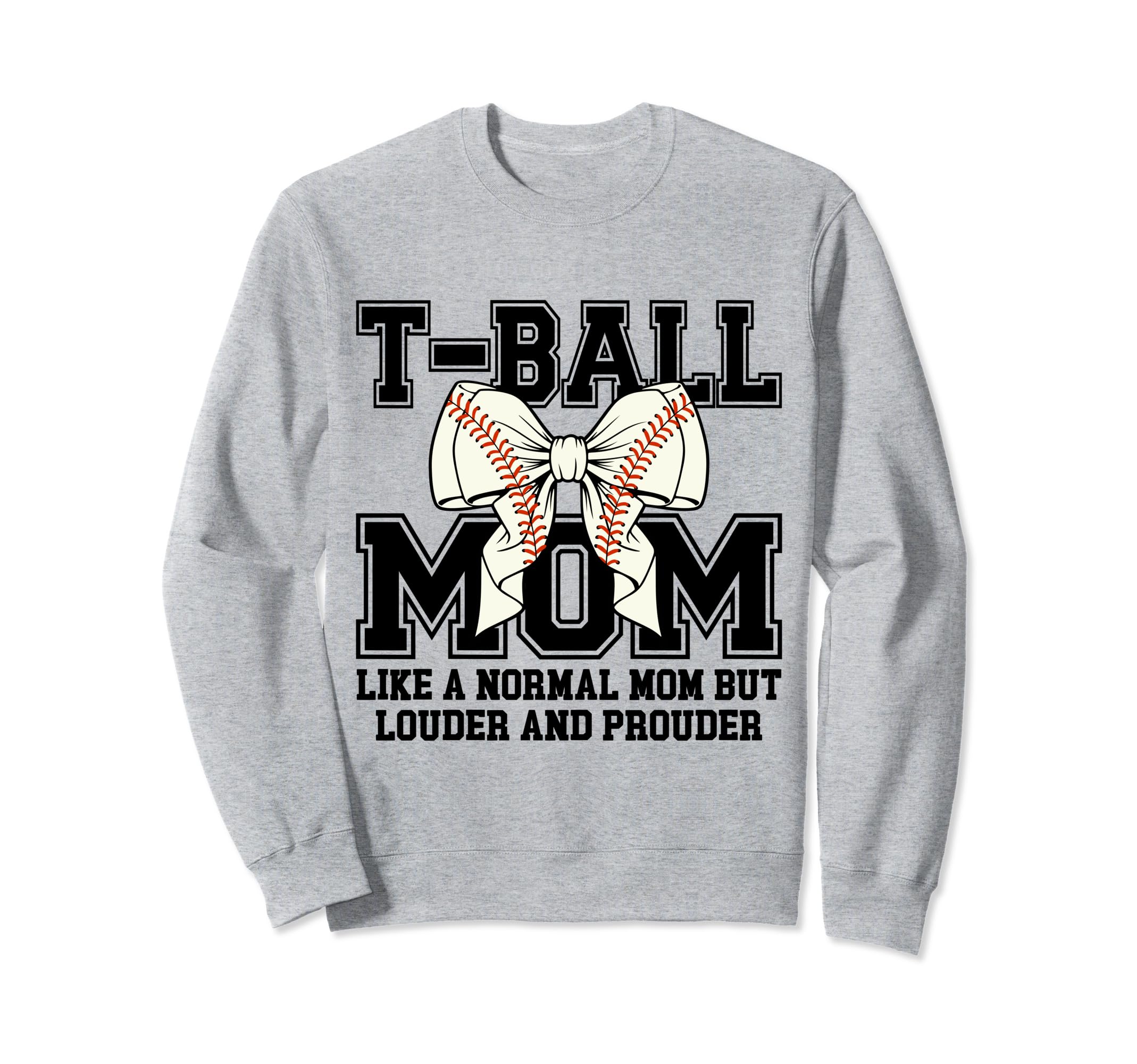 T Ball Mama Baseball Tball Mom Sweatshirt - Minimalist Print for Adults - T-Shirt, Sweatshirt, Hoodie