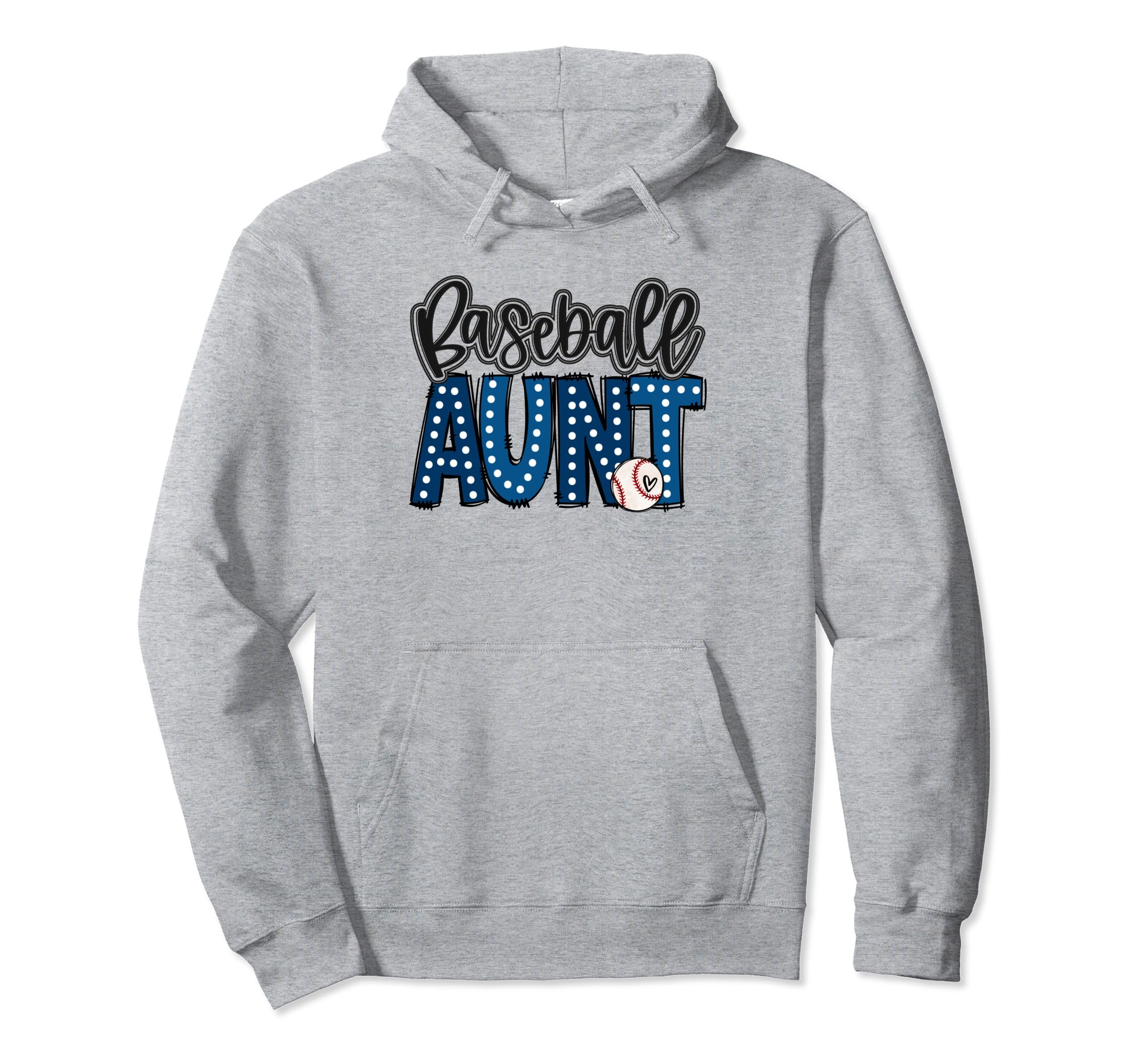 Baseball Aunt Proud Baseball Auntie Hoodie - Unique Graphic Men Women - T-Shirt, Sweatshirt, Hoodie