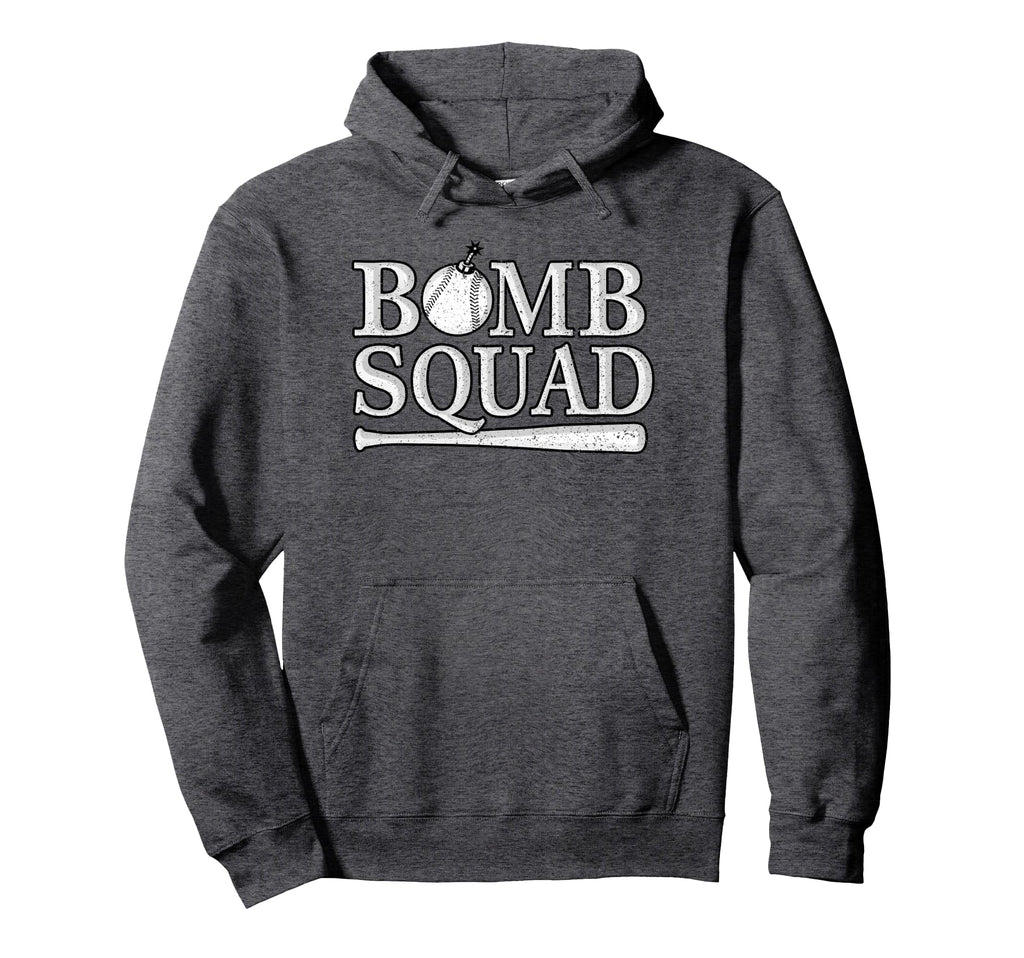 Bomb Squad Dinger Home Run Baseball Hoodie - Unique Graphic for Adults - T-Shirt, Sweatshirt, Hoodie