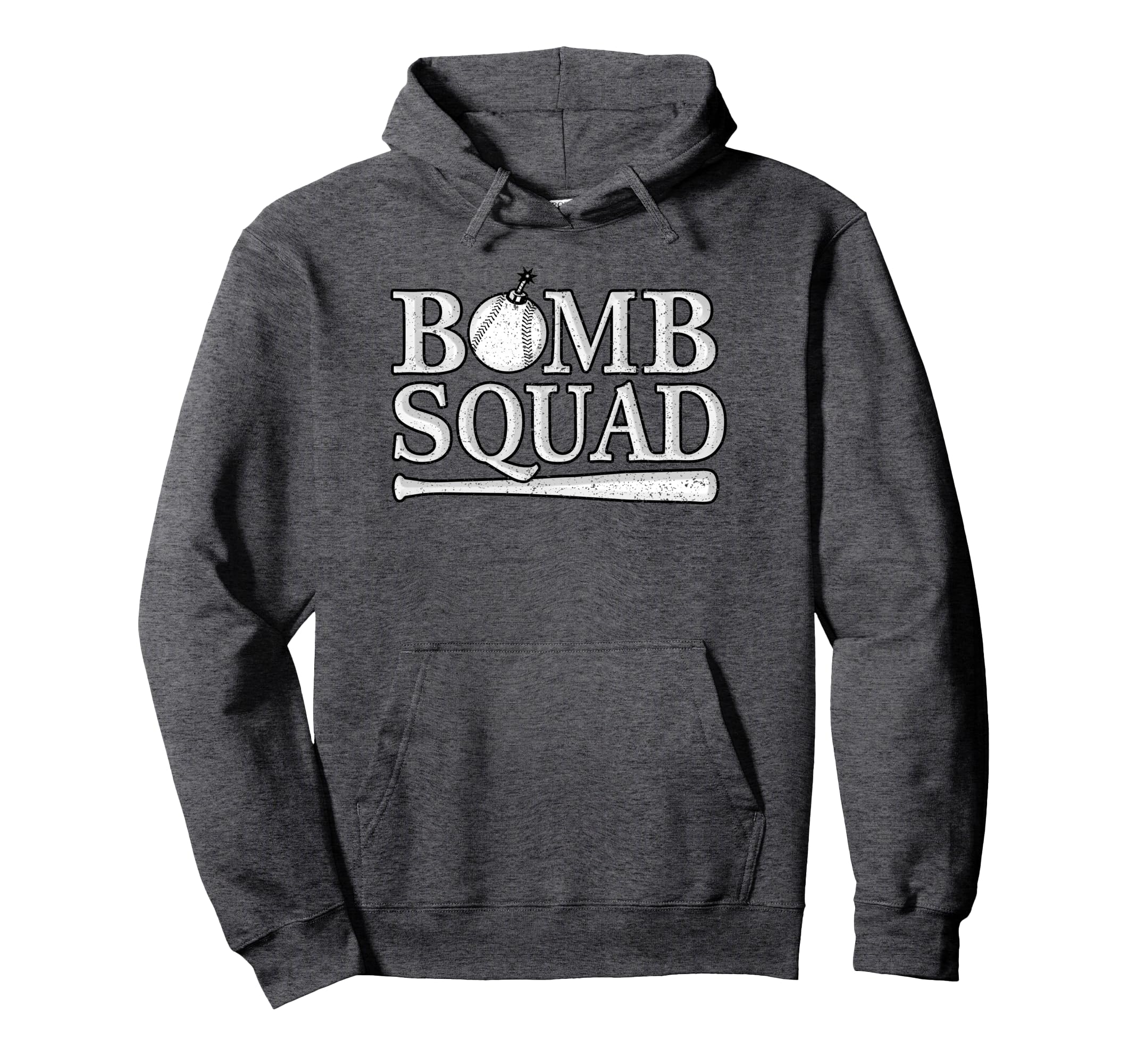 Bomb Squad Dinger Home Run Baseball Hoodie - Unique Graphic for Adults - T-Shirt, Sweatshirt, Hoodie