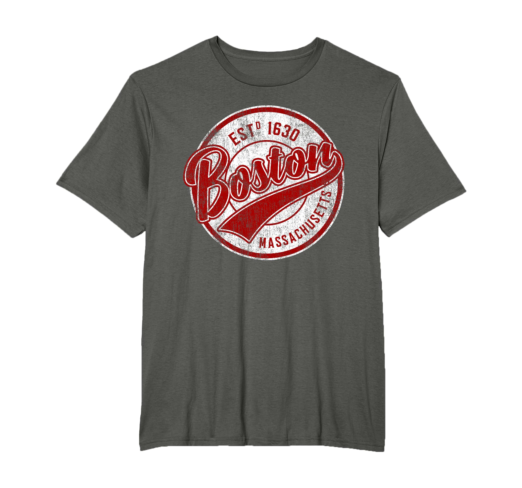 Distressed Boston Massachusetts T-Shirt - Novelty Apparel for Adults - T-Shirt, Sweatshirt, Hoodie