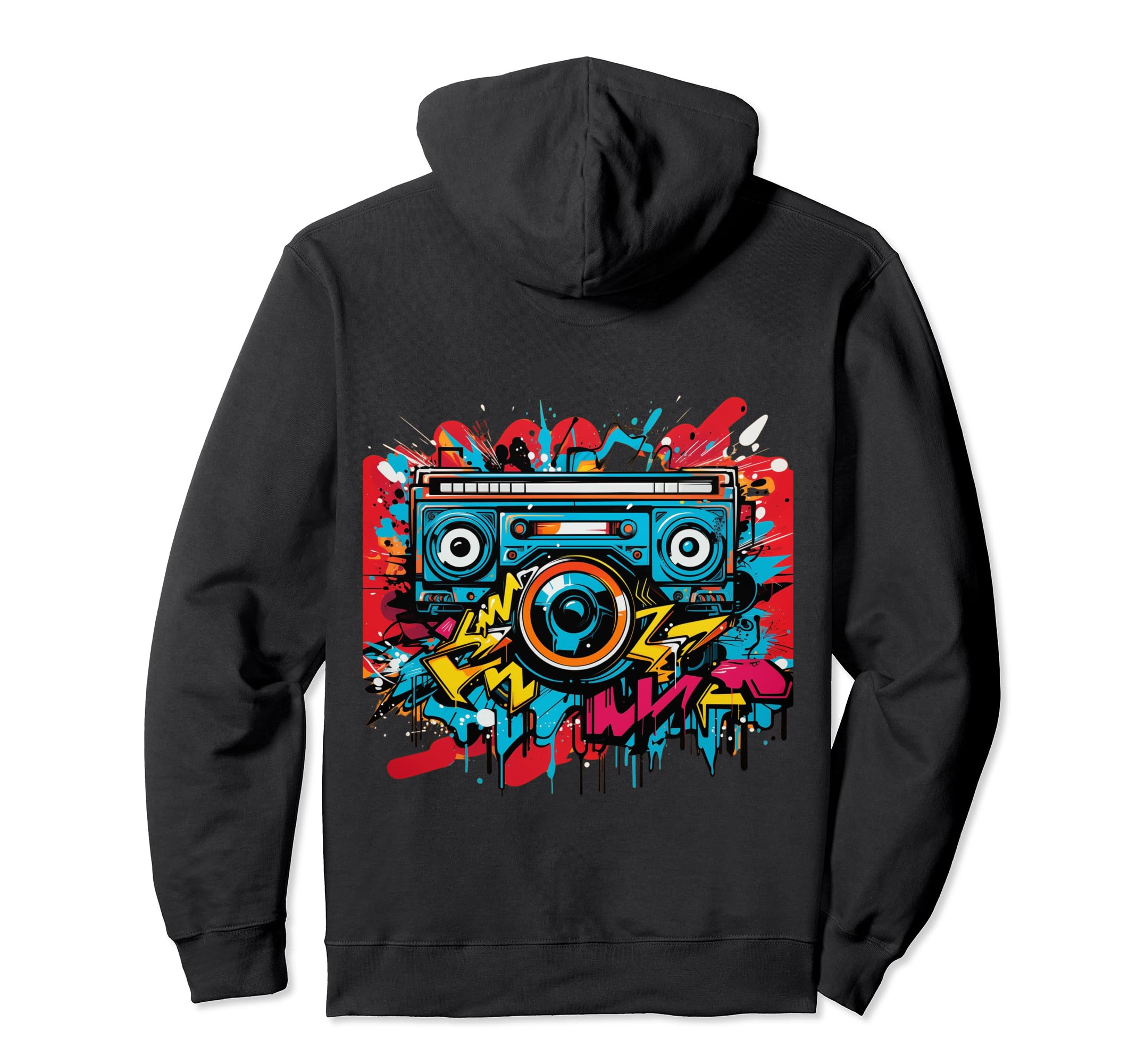 Urban Hip Hop Old School 80S 90S Hoodie - Casual Everyday Wear Unisex - T-Shirt, Sweatshirt, Hoodie
