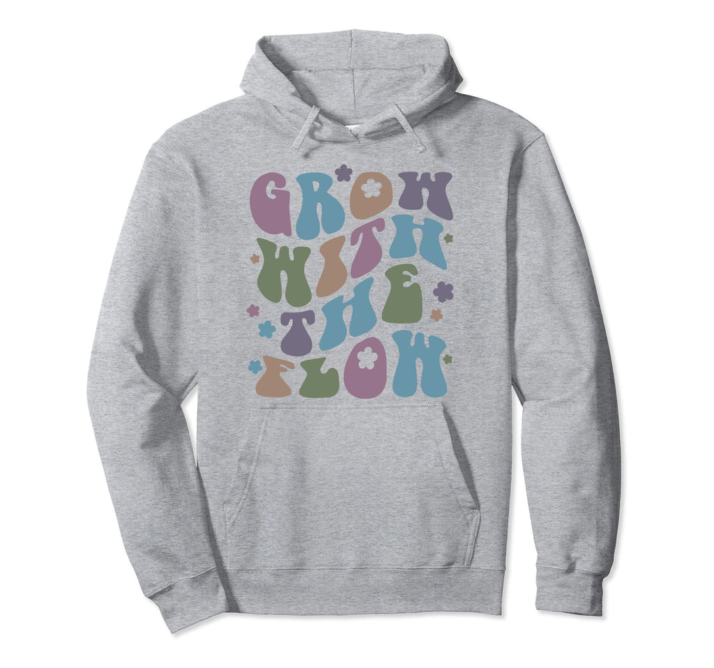 Grow Flow 70S Hippie Boho Hoodie - Streetwear Style for Adults - T-Shirt, Sweatshirt, Hoodie