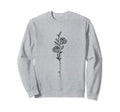 Minimalist Boho Drawing Carnation Sweatshirt - Streetwear Style Unisex - T-Shirt, Sweatshirt, Hoodie
