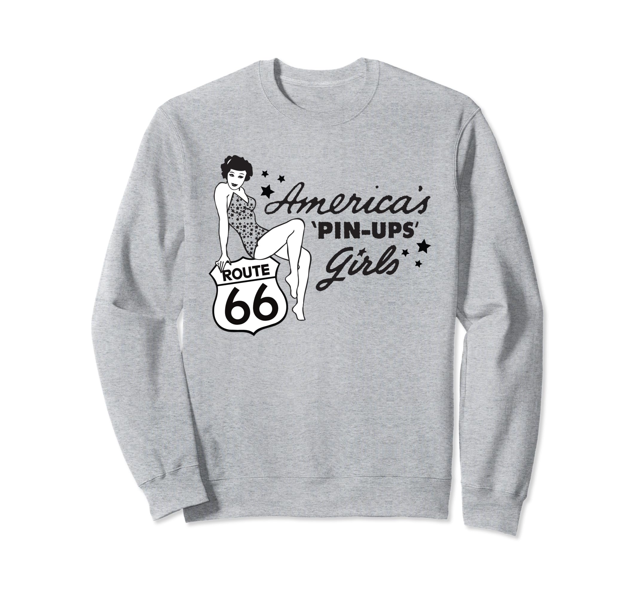 Route 66 Americas Pin Ups Sweatshirt - Streetwear Style Men Women - T-Shirt, Sweatshirt, Hoodie