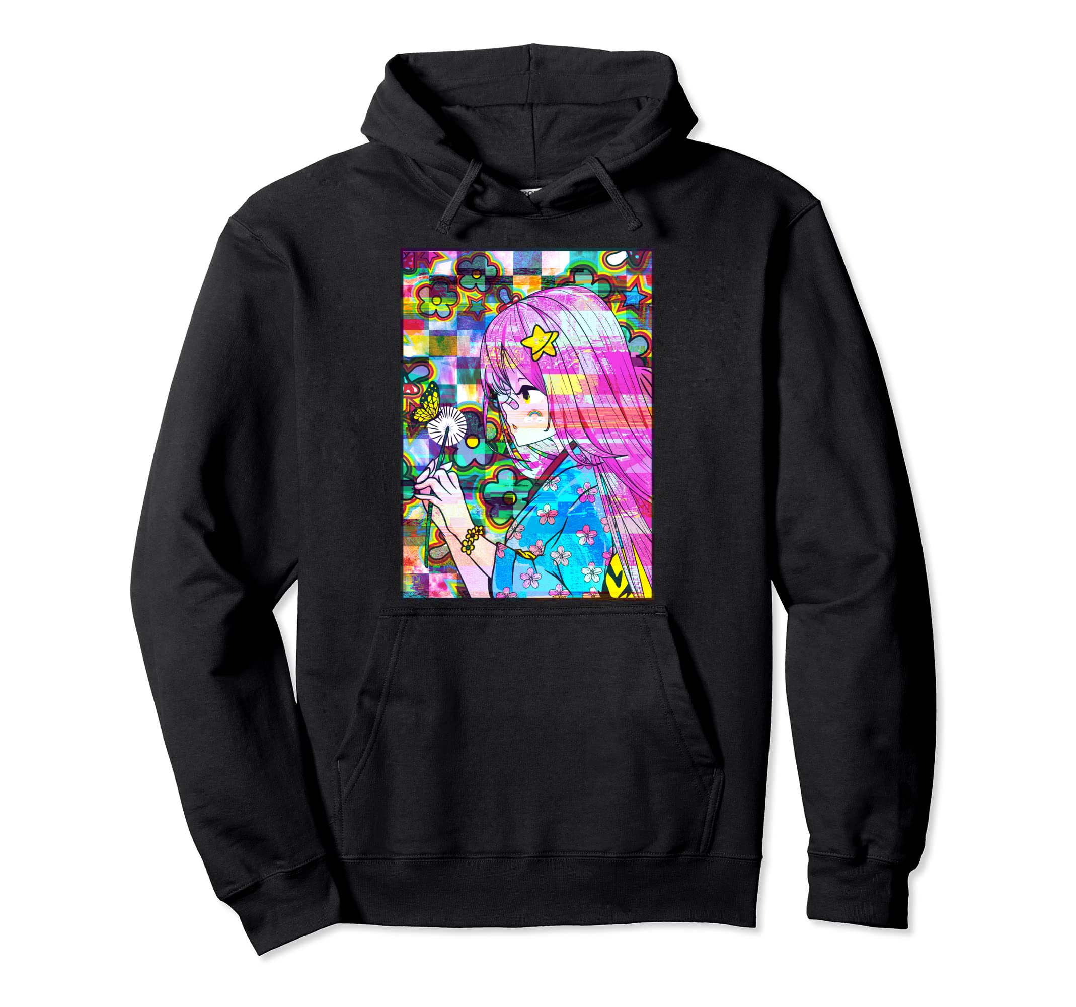 Kidcore Aesthetic Vaporwave Anime Hoodie - Trendy Graphic Men Women - T-Shirt, Sweatshirt, Hoodie