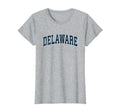 Delaware Varsity Sports Navy Text T-Shirt - Aesthetic Graphic for Adults - T-Shirt, Sweatshirt, Hoodie