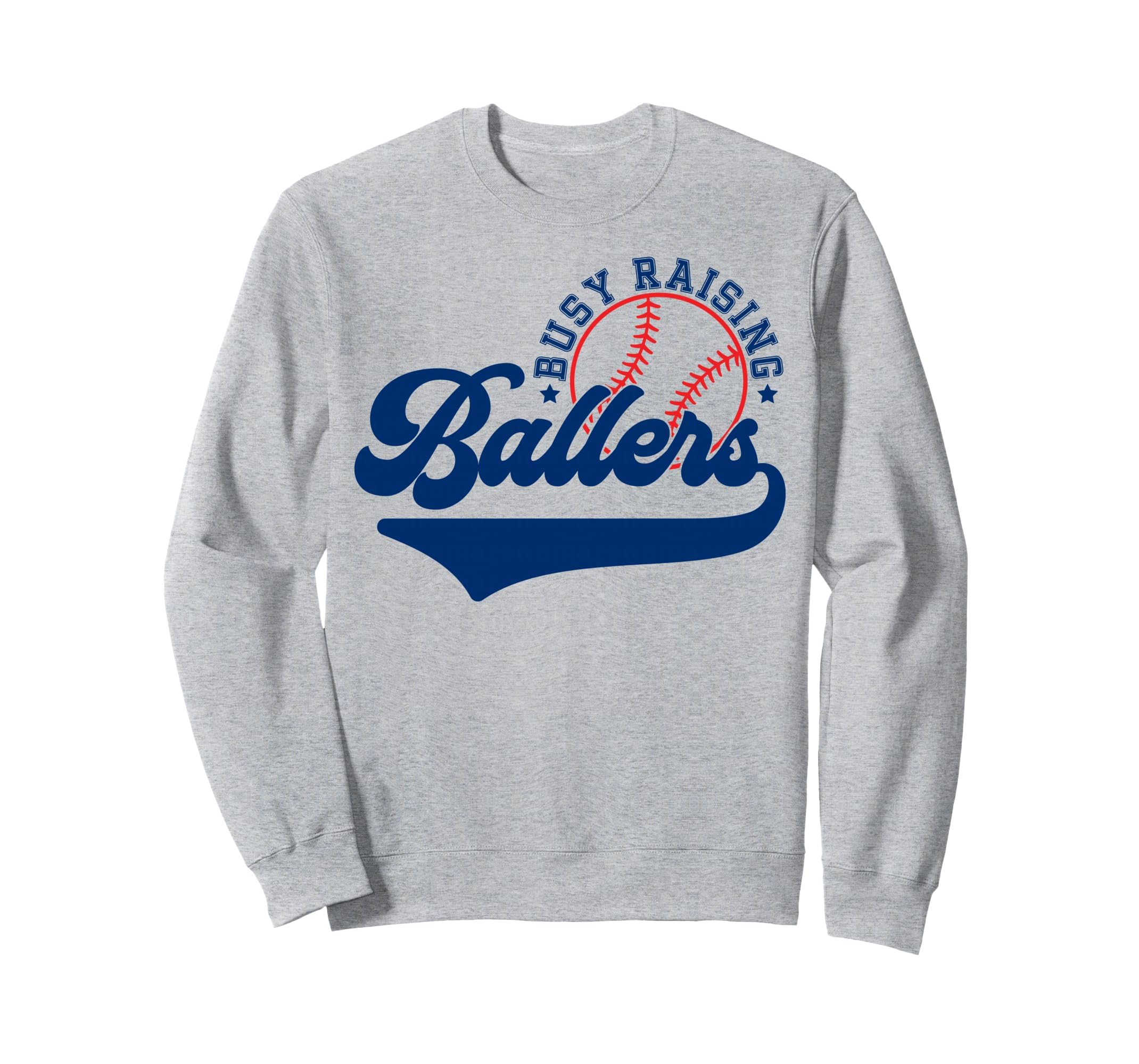 Baseball Mom Mama Busy Raising Sweatshirt - Fun Novelty Design Unisex - T-Shirt, Sweatshirt, Hoodie
