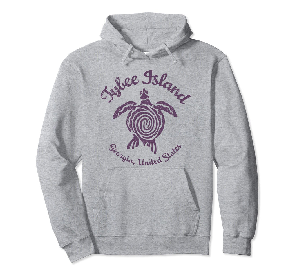Tybee Island Georgia Distressed Tribal Hoodie - Graphic Print for Adults - T-Shirt, Sweatshirt, Hoodie
