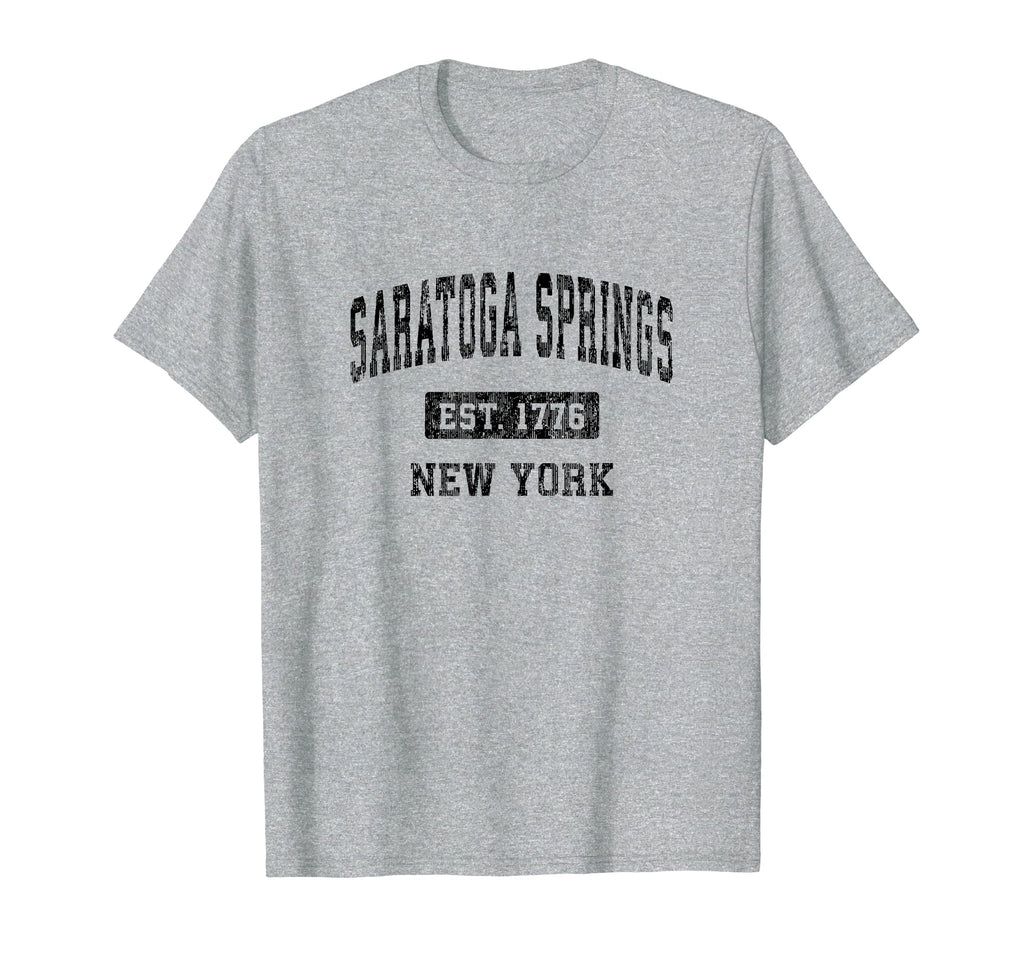 Saratoga Springs New York Ny Sports T-Shirt - Minimalist Print for Adults - T-Shirt, Sweatshirt, Hoodie